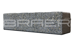Плитка тротуарная BRAER Ригель 2.0 Select Гранит на черном, 320*80*60 мм