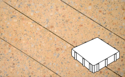 Плитка тротуарная Готика, City Granite FINO, Квадрат В.3.К.8, Павловское, 300*300*80 мм