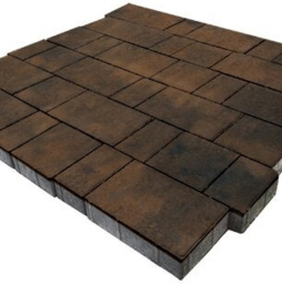 Плитка тротуарная SteinRus Бельпассо А.23(М).Псм.4, гладкая, ColorMix Бомонт, толщина 40 мм
