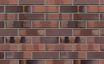 Кирпич клинкерный Muhr 04S Rotbraun-bunt Spezial гладкий, 290*60*71 мм