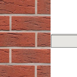 Клинкерная плитка угловая ручной формовки Feldhaus Klinker NF 9 W335 carmesi antic mana 240*71*115*9 мм