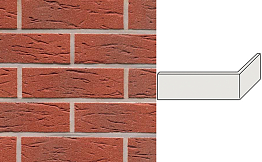 Клинкерная плитка угловая ручной формовки Feldhaus Klinker NF 9 W335 carmesi antic mana 240*71*115*9 мм