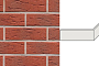 Клинкерная плитка угловая ручной формовки Feldhaus Klinker NF 9 W335 carmesi antic mana 240*71*115*9 мм