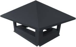 Дымник на трубу Grand Line 520*390 мм Drap RAL 7024