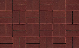 Клинкерная брусчатка Westerwaelder Klinker PK83 Naturrot, 200*100*40 мм