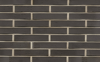 Кирпич клинкерный Muhr 05F Eisenschmelz Schwarzbraun Fuss гладкий, 290*90*52 мм
