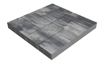 Плитка тротуарная SteinRus Грас Б.4.П.8, гладкая, Актау, 400*200*80 мм