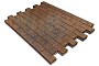 Плитка тротуарная SteinRus Прямоугольник В.6.П.8 Native, ColorMix Штайнрус, 200*100*80 мм