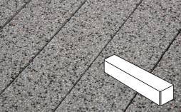 Плитка тротуарная Готика, Granite FINERRO, Ригель Б.3.П.8, Цветок Урала, 360*80*80 мм