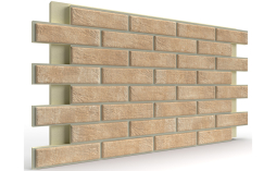 Термопанель на пенополиуретане (ППУ) с клинкерной плиткой BestPoint Loft Brick Salt 1166*616*65 мм