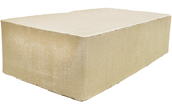 Печной кирпич Кротовский КЗ Имбирь 250*120*65 мм