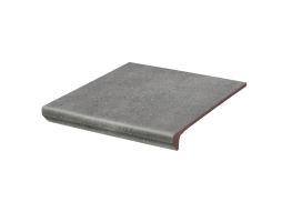 Клинкерная ступень с капиносом Paradyz Mattone Sabbia, Grafit, 330*300*11 мм