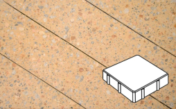 Плитка тротуарная Готика, Granite FINO, Квадрат В.2.К.8, Павловское, 200*200*80 мм