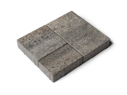 Плитка тротуарная Старый город А.1.Фсм.4 листопад гладкий старый замок, комплект 3 шт, толщина 40 мм