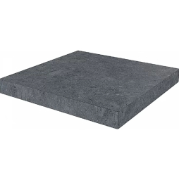 Ступень угловая клееная KERAMA MARAZZI Роверелла серый темный необрезная, 330*330*9 мм