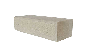 Кирпич гиперпрессованный Акварид с фаской, Дикий камень, Песочный, полнотелый, 250*100*65 мм