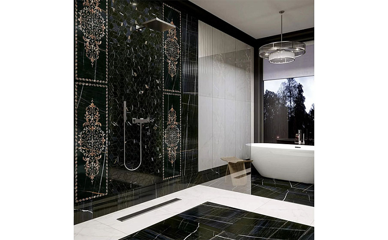 Керамогранит KERAMA MARAZZI Греппи белый лаппатированный обрезной, 600*600*9 мм