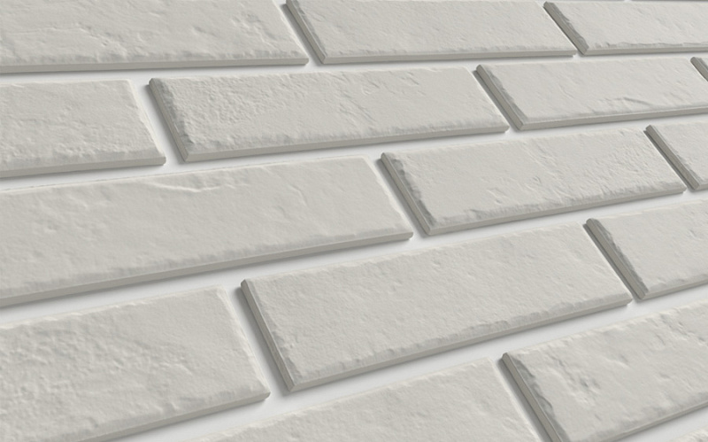 Термопанель на пенополистироле (ППС) с клинкерной плиткой BestPoint Classic Blanc 1145*470*80 мм