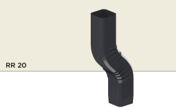 Отвод Orima 15 см, RR 20 для системы D 110/85*85 мм