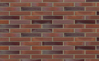 Кирпич клинкерный Muhr 14 Rotblau-bunt гладкий, 240*90*40 мм