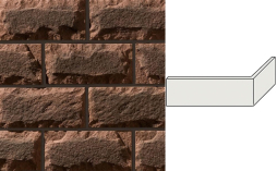 Облицовочный камень Leonardo Stone угловой элемент Турин 260/125*145*30 мм 360