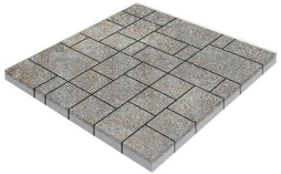Плитка тротуарная SteinRus, Инсбрук Альпен Б.7.Псм.6, Native, ColorMix Берилл, толщина 60 мм