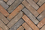 Клинкерная брусчатка Penter Zenneton mix wasserstrich tumbled, 200*50*65 мм