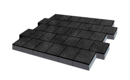 Плитка тротуарная SteinRus Виго В.3.К.8 Native, черный, 200*200*80 мм
