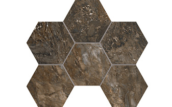 Мозаика Hexagon Estima Bernini BR04 неполированный