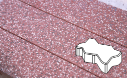 Плитка тротуарная Готика, City Granite FINO, Зигзаг/Волна Б.2.Ф.6, Емельяновский, 225*112,5*60 мм