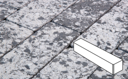 Плитка тротуарная Готика Granite FINERRO, Ригель Б.3.П.8, Диорит 360*80*80 мм