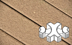 Плитка тротуарная Готика Premium Bronze, Эко-фантазия Б.3.ГР.8, №20, 300*300*80 мм