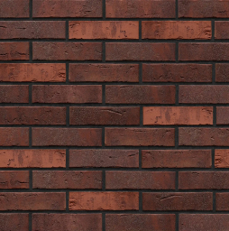 Облицовочный керамический кирпич Konigstein Гессен Кармин пустотелый 250*85*65 мм
