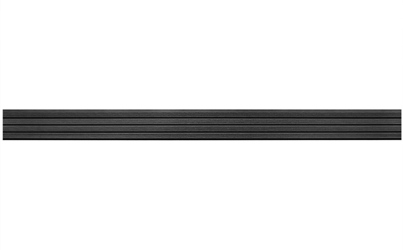 Реечная фасадная панель CM Wall Black wood 3000*219*26 мм