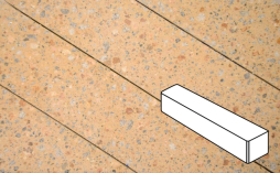 Плитка тротуарная Готика, City Granite FINO, Ригель Б.3.П.8, Павловское, 360*80*80 мм