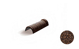 Конек полукруглый Metrotile, Coffee