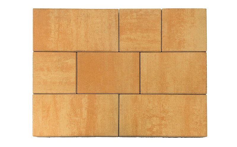 Плитка тротуарная BRAER Триада Color Mix Плато, толщина 60 мм