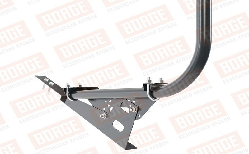 Кровельное ограждение Borge для черепичной кровли оцинкованное RAL 7016, 300*120 см