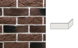 Угловой декоративный кирпич Redstone Town brick TB-83/U 200*85*65 мм