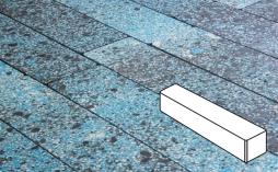 Плитка тротуарная Готика, City Granite FINO, Ригель Б.3.П.8, Азул Бахия, 360*80*80 мм