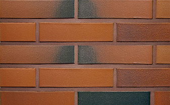 Кирпич облицовочный Terca Red flame редуцированный гладкий, 250*120*65 мм
