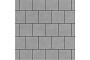 Плитка тротуарная SteinRus Виго В.3.К.8 гладкая, серый, 200*200*80 мм