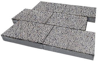 Плитка тротуарная SteinRus, Парк Плейс Б.3.П.8, Backwash, Каспий, 600*300*80 мм