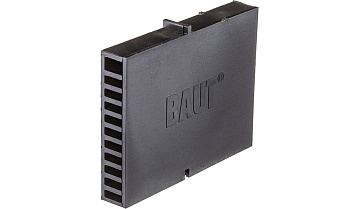 Вентиляционно-осушающая коробочка Baut черная, 80*60*12 мм