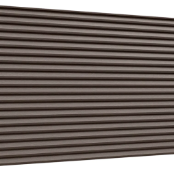 Забор-жалюзи Aquasystem PE MATT RoofTop Бархат, Estet 60, RR 32, фактурная