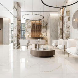 Керамогранит KERAMA MARAZZI Монте Тиберио бежевый светлый лаппатированный обрезной, 1195*1195*9 мм