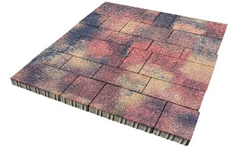 Плитка тротуарная SteinRus Инсбрук Тироль Б.4.Псм.6, Native, ColorMix Оригон, толщина 60 мм