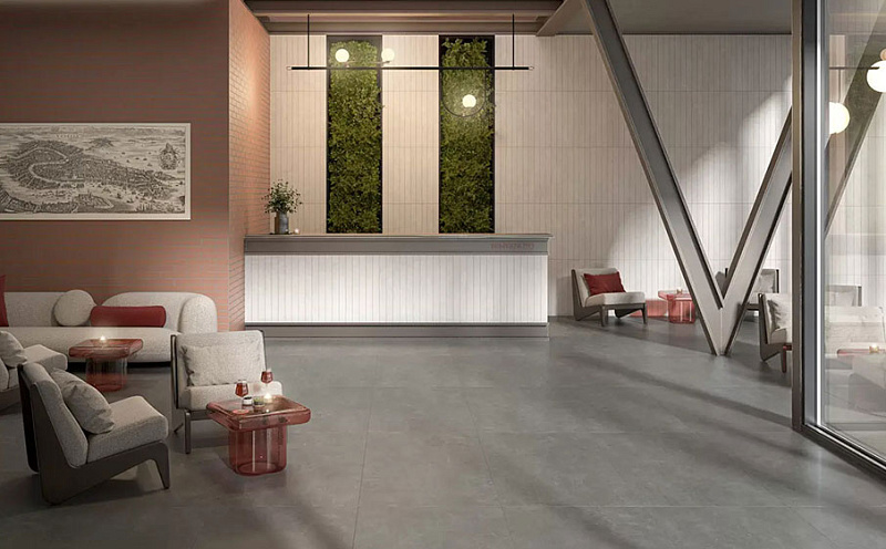Керамогранит KERAMA MARAZZI Про Догана серый темный обрезной, 800*800*9 мм