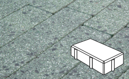 Плитка тротуарная Готика Granite FINERRO, Брусчатка В.2.П.8, Порфир 200*100*80 мм