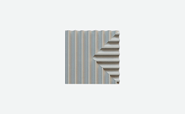 3D-плитка ARCHITECTILES Asperitas, № 3 Tres, серый, 120*120*15 мм
